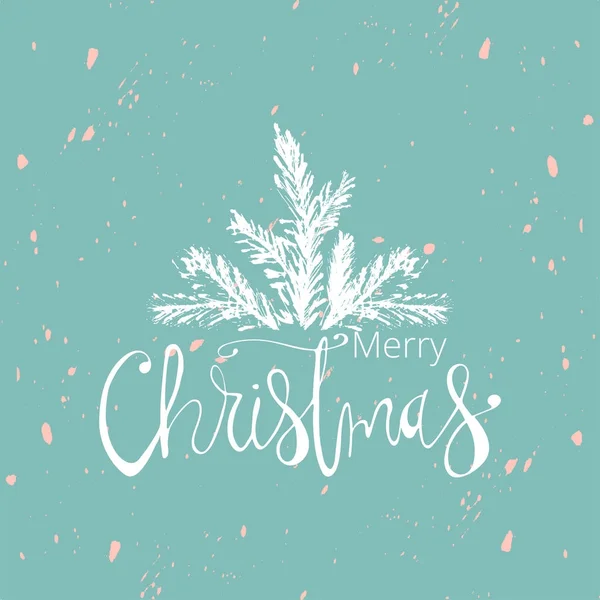 Abstrakt Hand dras Universal kort Happy Holidays god jul grafisk vector bakgrund för inbjudningar, gratulationskort, affischer, omslag, vykort, etc. Vektorillustration — Stock vektor