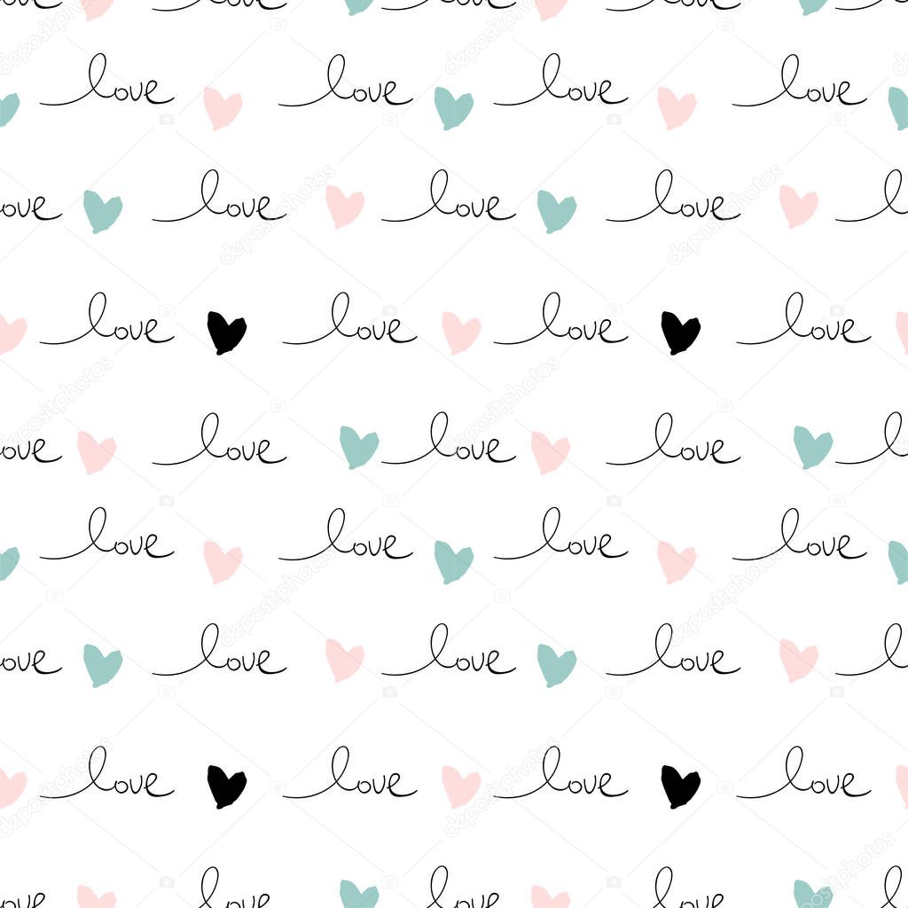 Romantic Seamless Pattern