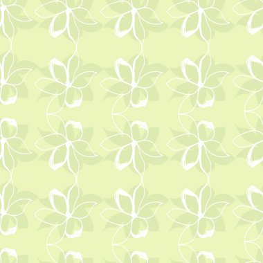 vektör çizim tasarım zarif çiçek Dikişsiz desen arka plan 