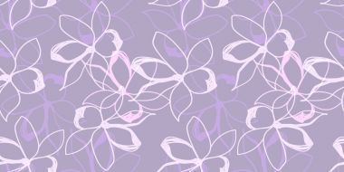 vektör çizim tasarım zarif çiçek Dikişsiz desen arka plan 