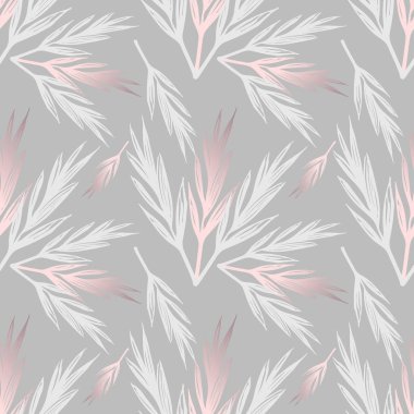 vektör çizim tasarım pastel sorunsuz doku deseninin gri arka plan üzerinde bırakır.