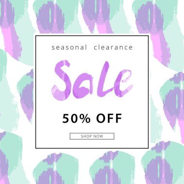 vektör çizim tasarım Trendy satışı büyük başlığı