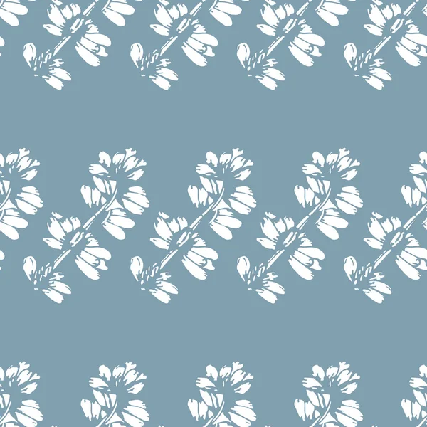 Vector Εικονογράφηση Σχεδιασμός Του Κομψό Floral Μοτίβο Απρόσκοπτη Υπόβαθρο — Διανυσματικό Αρχείο