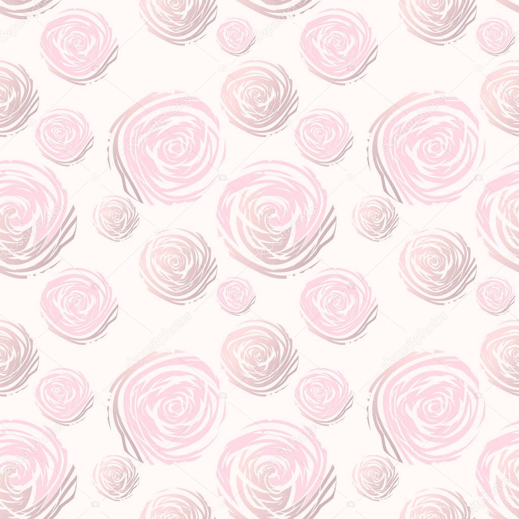 vector illustration design of Beautiful roses for Floral texture pattern background