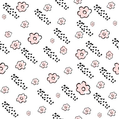 vektör çizim tasarım güzel çiçek doku desen arka plan