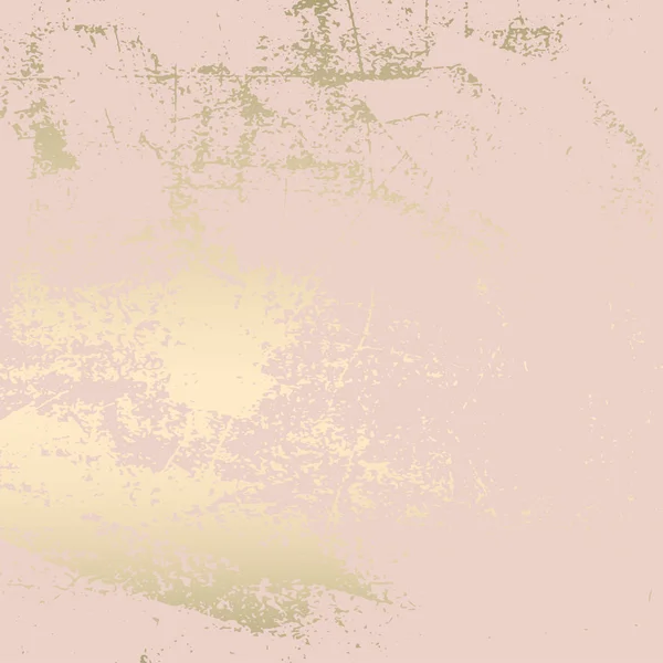 Diseño Ilustración Vectorial Efecto Grunge Abstracto Pastel Gold — Vector de stock
