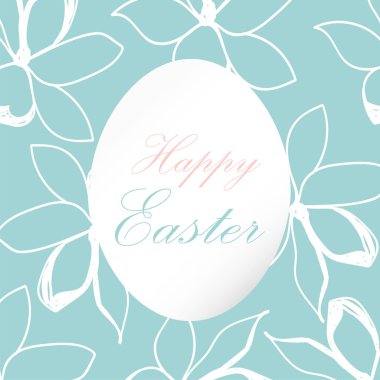 Paskalya çerçeve çiçek