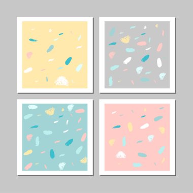 Sanatsal konfeti desen