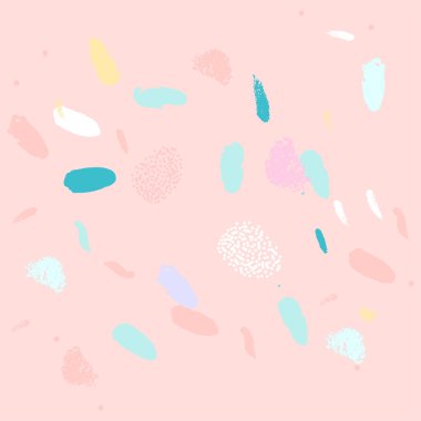 Sanatsal konfeti desen