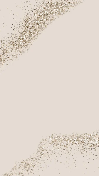 Trendy chic pastel background with gold glitter brush stroke