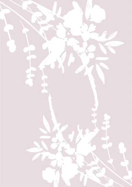 Texturas de fondo dibujadas a mano de moda y elementos botánicos florales — Archivo Imágenes Vectoriales