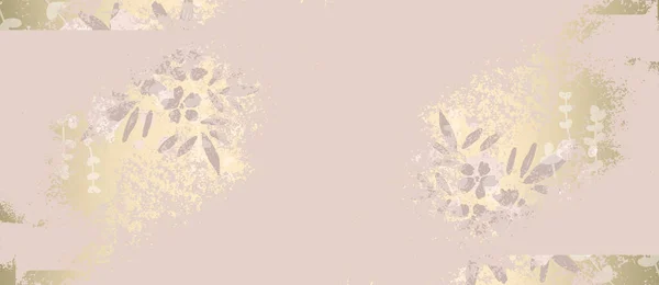 Trendy chic Nude Roségold Rouge Hintergrund für soziale Medien, Werbung, Banner, Einladungskarte, Hochzeit, Mode-Header — Stockvektor