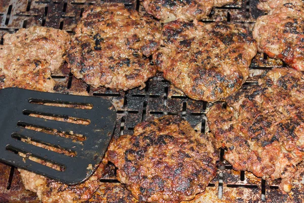 Costolette Carne Grigliate Trovano Una Pentola Sembrano Molto Appetitose Cibi — Foto Stock