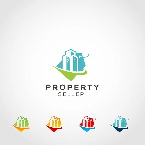 Commercial Real estate logo Template