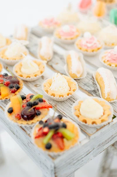 Dessert zoete smakelijke Cupcakes — Stockfoto