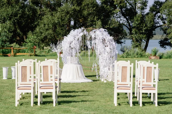 Bröllopsbåge För Ceremonin — Stockfoto