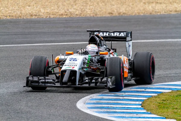 Force India F1 Team, Daniel Juncadella, 2014 — Stockfoto