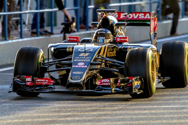 Équipe Lotus F1, Romain Grosjean, 2015 — Photo