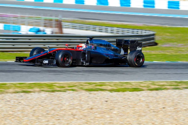 Team Mclaren Honda F1, Jenson Button, 2015 — Stockfoto