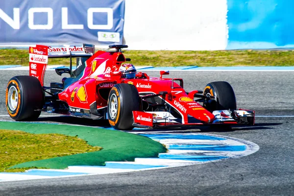 Scuderia Ferrari F1，Kimi Raikkonen，2015年 — 图库照片