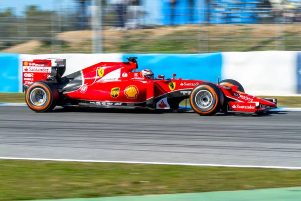 Scuderia Ferrari F1, Кими Райкконен, 2015 — стоковое фото