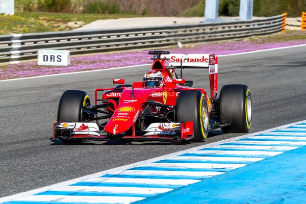 Scuderia Ferrari F1, Kimi Raikkonen, 2015 — Stok fotoğraf