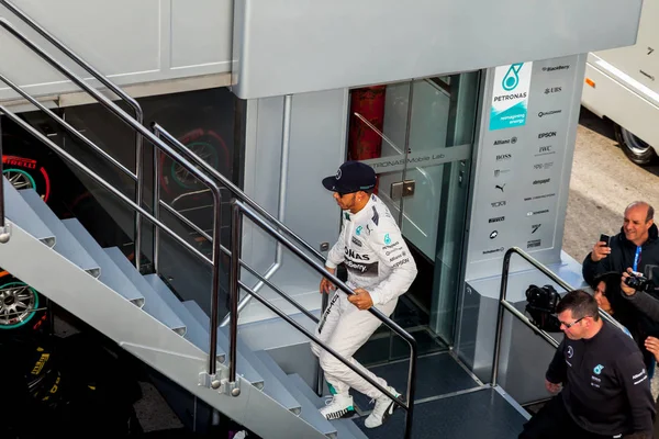 Mercedes Amg Petronas F1, Lewis Hamilton, 2015 — Fotografia de Stock