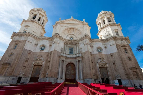 Kathedrale von Cadiz Ansicht — Stockfoto