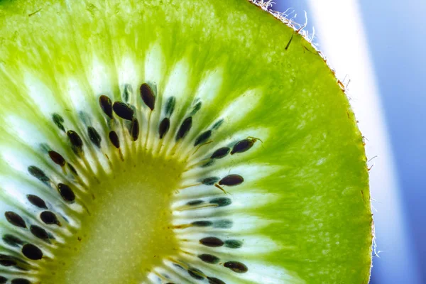 Detalle de una fruta kiwi —  Fotos de Stock