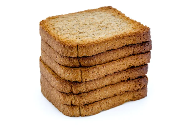 Fette di pane tostato da vicino — Foto Stock