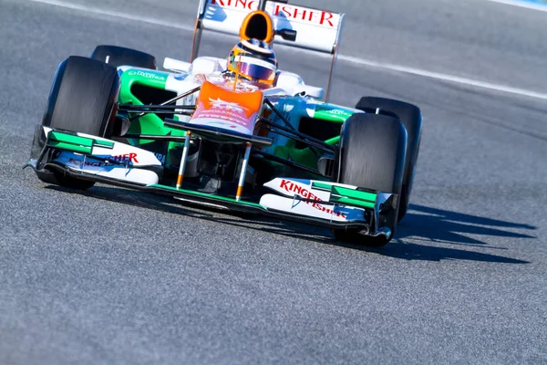 Force India F1 Team, Nico Hulkenberg, 2012 — Zdjęcie stockowe