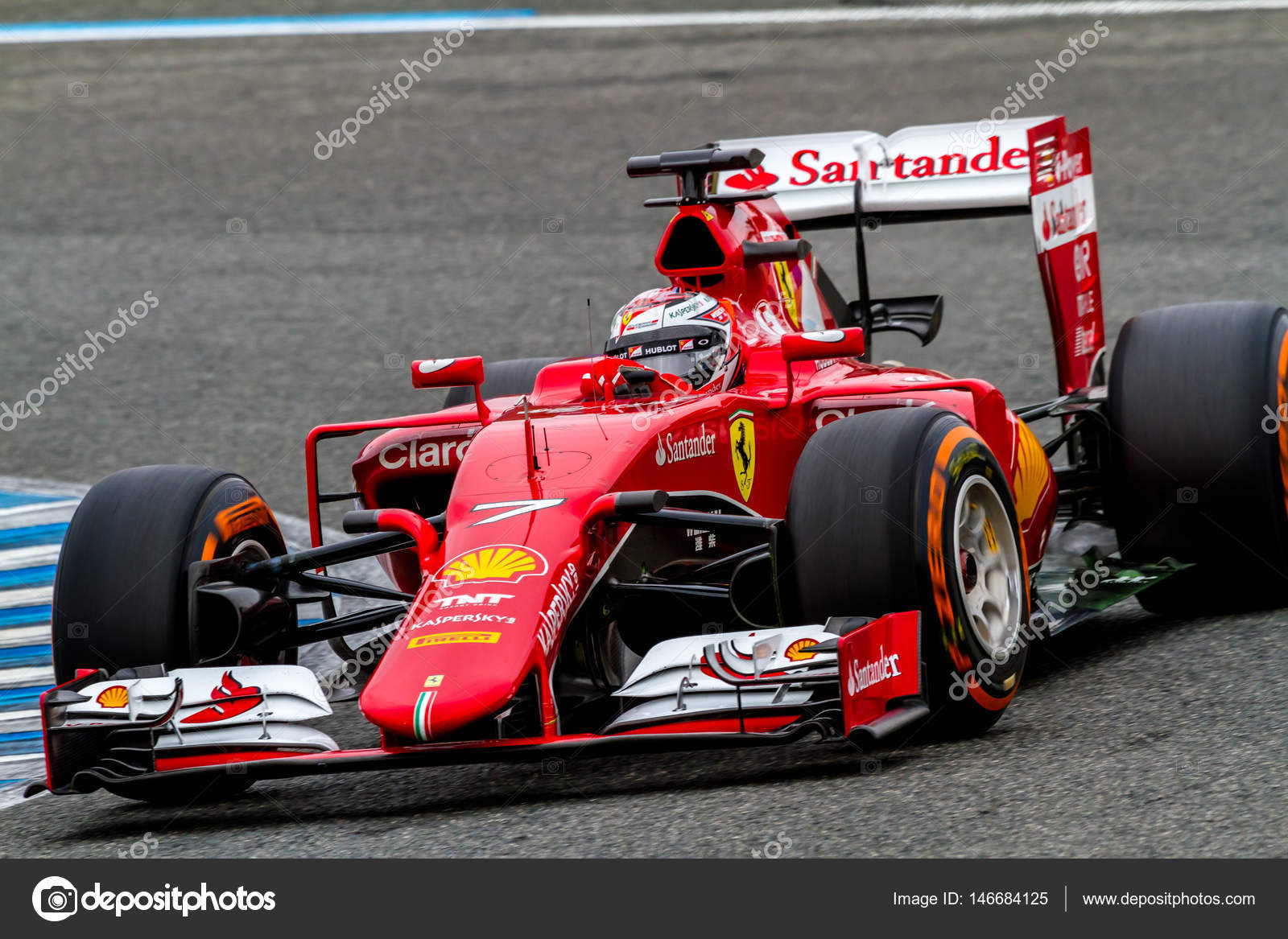 Kimi Raikkonen Photo dédicacée encadrée Ferrari