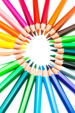 renkli kalemler bileşimi 