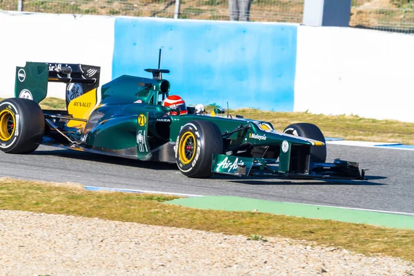 Equipo Catherham F1, Jarno Trulli — Foto de Stock