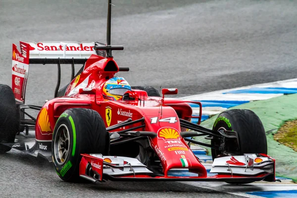 Team Scuderia Ferrari F1, Fernando Alonso — Stock Photo, Image