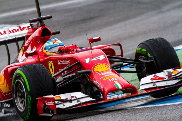 Team Scuderia Ferrari F1, Fernando Alonso — Stockfoto