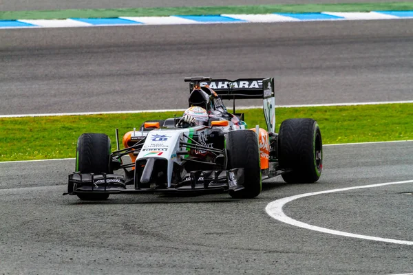 Força de Equipe Índia F1, Daniel Juncadella — Fotografia de Stock