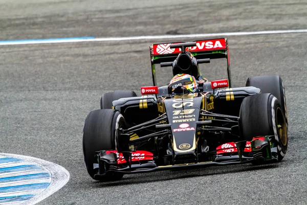 Equipo Lotus F1, Pastor Maldonado — Foto de Stock