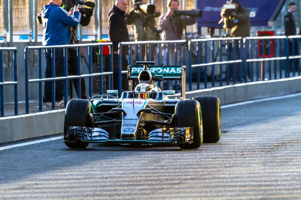 Mercedes AMG Petronas, Lewis Hamilton — Stock Photo, Image