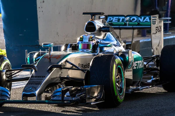 Mercedes AMG Petronas, Lewis Hamilton — Fotografia de Stock