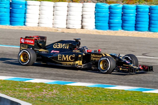 Lotus F1 Team, Romain Grosjean — Fotografia de Stock