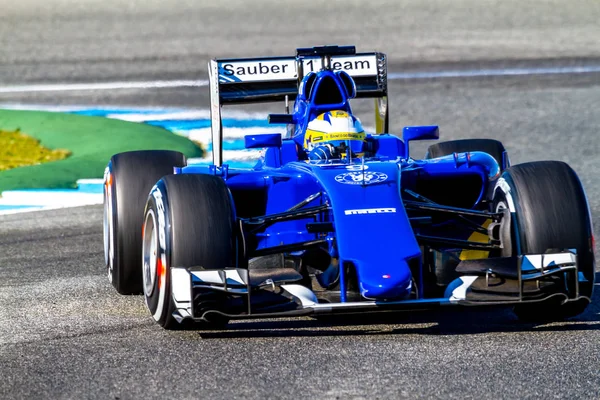 Sauber Motorsport, Маркус Эрикссон — стоковое фото