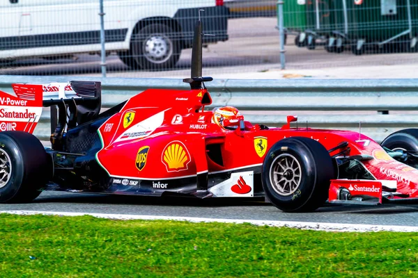 Scuderia Ferrari F1, 키 미 Raikkonen — 스톡 사진