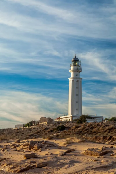 Fyren vid Trafalgar Cadiz — Stockfoto