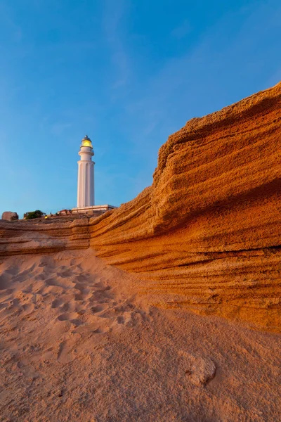 Fyren vid Trafalgar Cadiz — Stockfoto