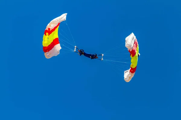 Paraquedistas do PAPEA em exposição — Fotografia de Stock