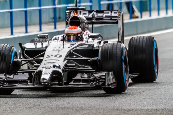Equipa McLaren Mercedes F1, Kevin Magnussen — Fotografia de Stock
