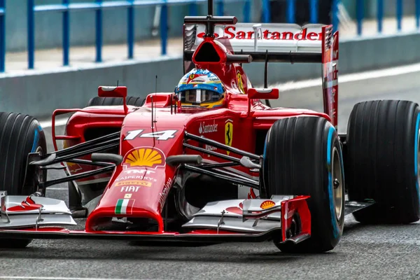 Scuderia ferrari f1, fernando alonso —  Fotos de Stock