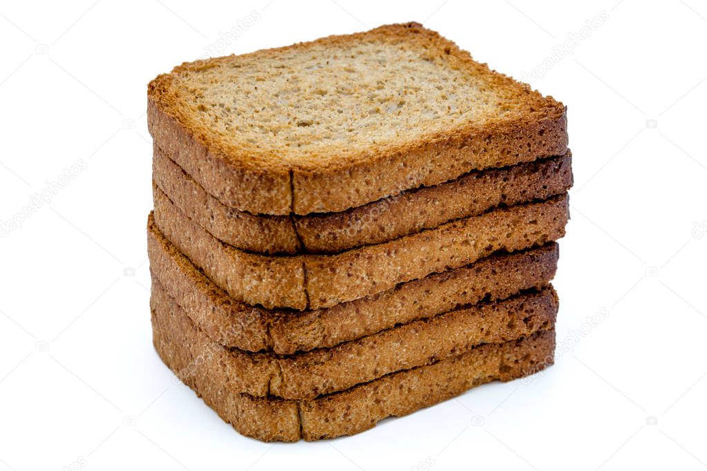 Slices of toasted bread