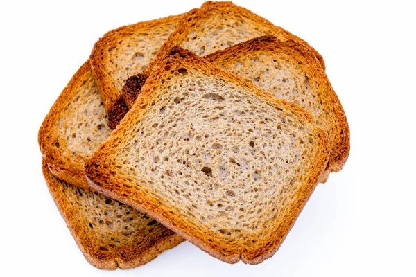 Stapel von Toastbrot — Stockfoto